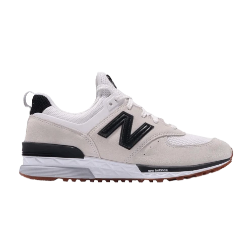 New Balance 574 Beige Black White