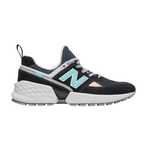New Balance 574 Black Blue Teal