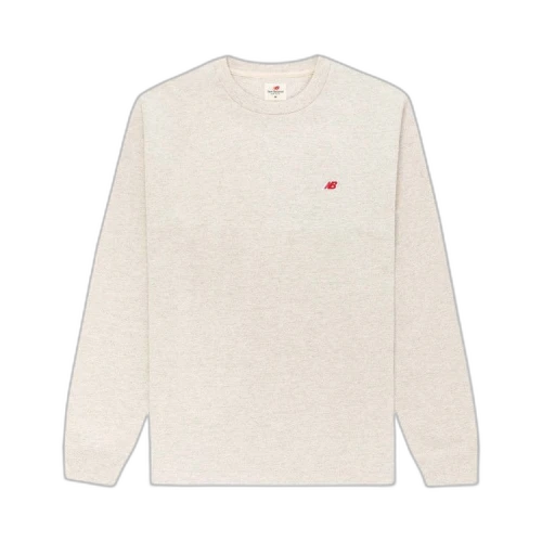 New Balance Made in USA Core L/S T-Shirt Oatmeal Heather
