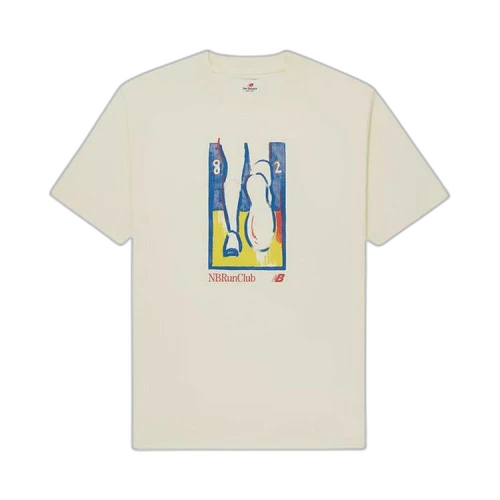 New Balance Run Club Tee 'Beige'