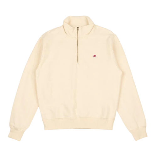New Balance Made In USA Quarter Zip Pullover 'Macadamia Nut'