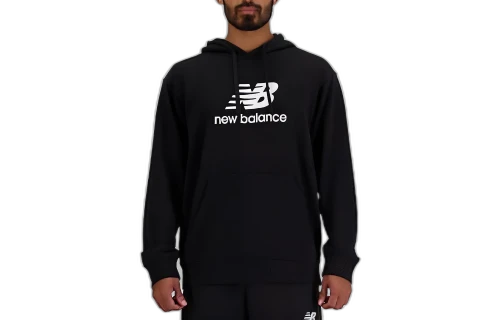 New Balance Logo Printed Drawstring Hoodie