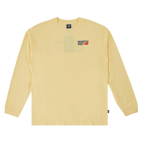New Balance Athletics Premium Back Logo Long-Sleeve 'Parchment'