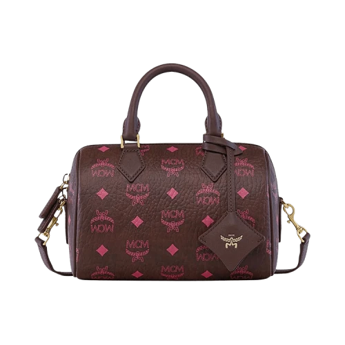 MCM Ella Vi Boston Hybrid Small Bag 'Cinnamon'