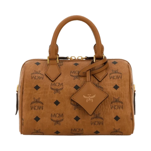 MCM Ella Vi Boston Small Bag 'Cognac'