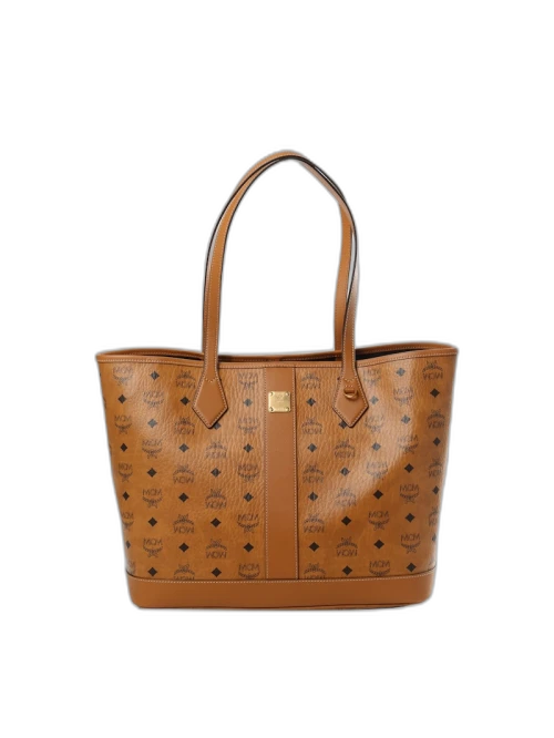 MCM Liz Vi Shopper Medium Cognac Bag Cognac