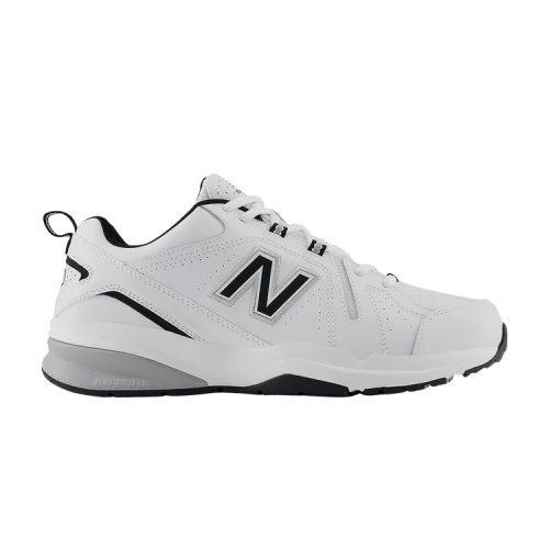 New Balance 608v5 White Black Silver Metallic