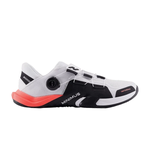 New Balance Minimus TR BOA v2 White Black Urgent Red