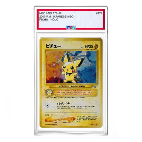 Pokemon Gold Silver to a New World... & neo Starter Pack [neo1 No.172] 'Pichu *: Old Back'