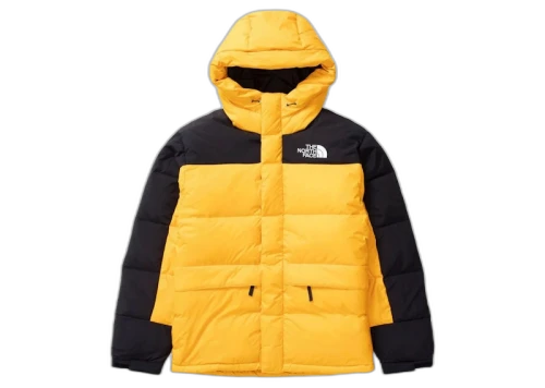 The North Face Himalayan Down Parka Jacket Yellow/Black