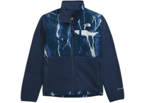 The North Face Denali Jacket Summit Navy/TNF Lightning Print