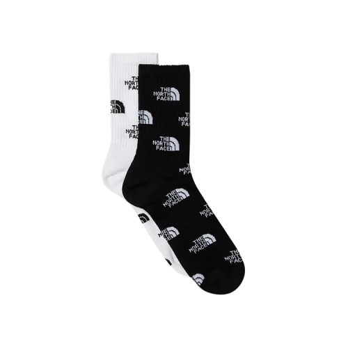 The North Face Everyday Crew Socks (2 Pairs) 'TNF Black/TNF White'