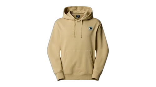 The North Face Mountain Logo Relaxed Hooded Hoodie Khaki Stone