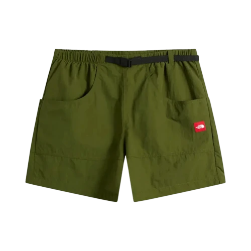 The North Face Red Box Nylon Belted Shorts 'Woodland Green'