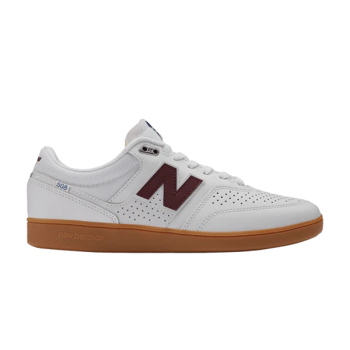 New Balance Numeric 508 Brandon Westgate White Burgundy
