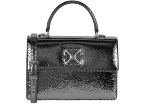 OFF-WHITE Jitney 1.4 Tote Silver