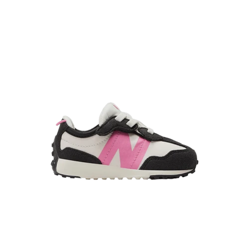 New Balance 327 Hook and Loop Black Real Pink (TD)