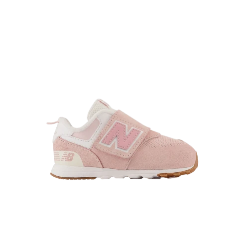 574 New-B Hook & Loop Toddler 'NB Athletics - Crystal Pink'