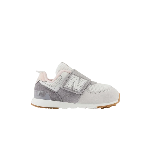 (TD) New Balance 574 New-B Hook & Loop Toddler Wide 'Grey Matter Rose Sand'