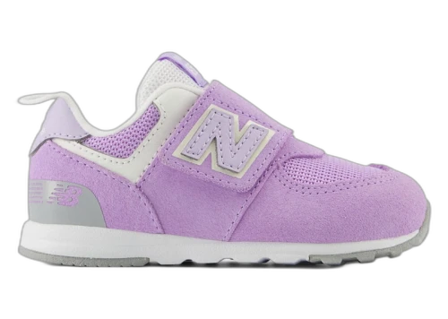 New Balance 574 Hook and Loop Lilac Glo Bright Lavender (TD)