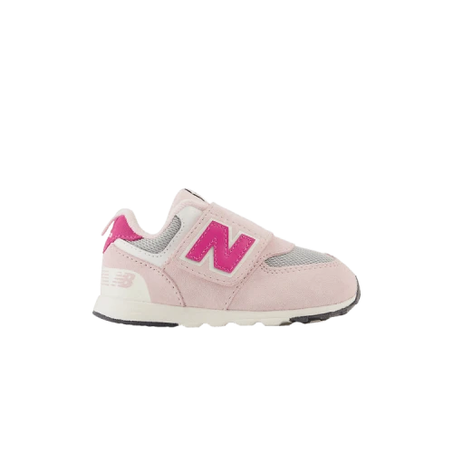 (TD) New Balance 574 NEW-B Hook & Loop 'Crystal Pink Party Pink'
