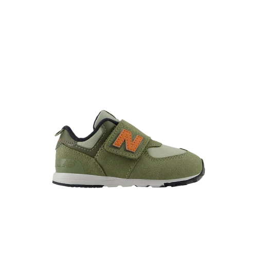 New Balance 574 Hook and Loop Dark Olivine Infield Clay (TD)