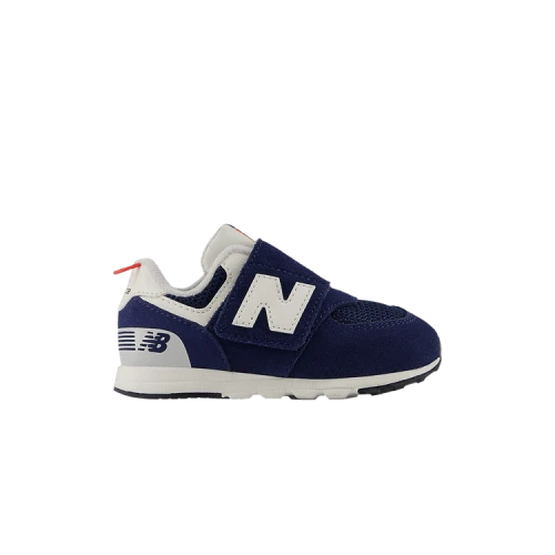 New Balance 574 Hook and Loop NB Navy Blast Red (TD)