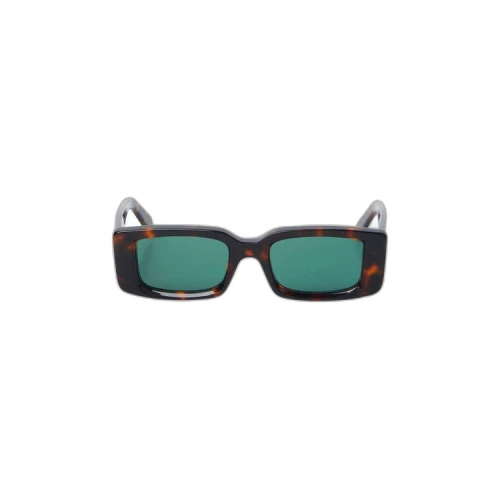OFF-WHITE Arthur Tortoiseshell-Design Square Frame Sunglasses Havana Brown