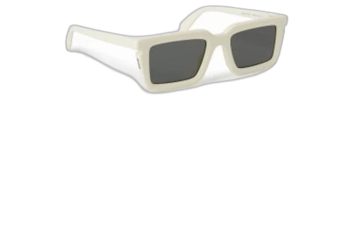 OFF-WHITE Tucson Sunglasses White/Dark Grey (OERI113S24PLA0010107-FR)