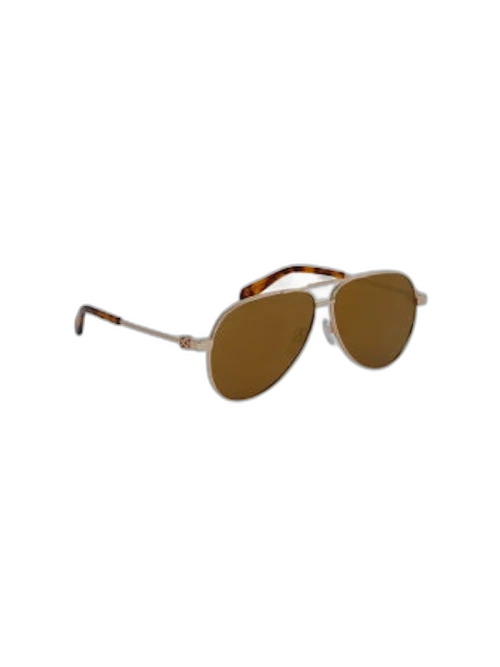 OFF-WHITE Ruston L Sunglasses Gold/Brown/Brown (OERI122S24MET0017676-FR)