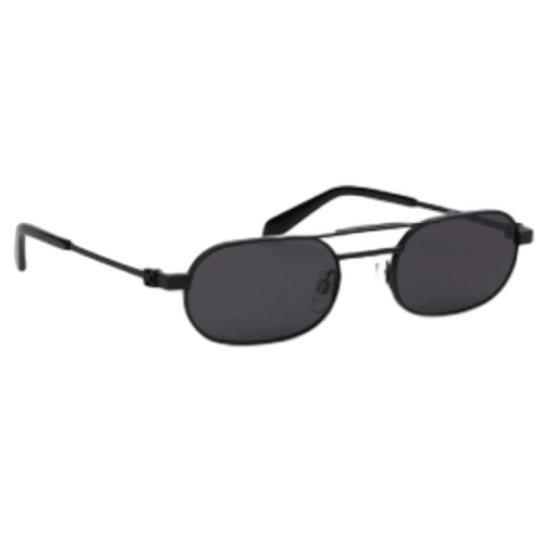 OFF-WHITE Vaiden Sunglasses Black/Dark Grey (OERI123S24MET0011007-FR)