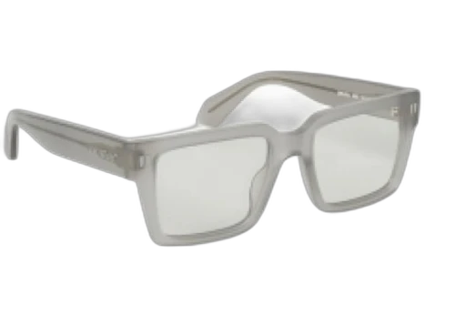 OFF-WHITE Style 54 Eyeglasses Grey/Clear Lens (OERJ054S24PLA0010900-FR)