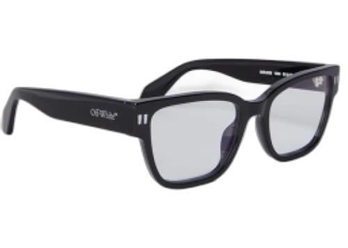 OFF-WHITE Style 56 Eyeglasses Black/Clear Lens (OERJ056S24PLA0011000-FR)
