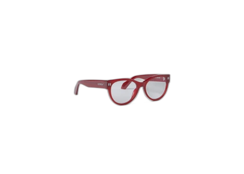 OFF-WHITE Style 57 Eyeglasses Burgundy/Clear Lens (OERJ057S24PLA0012800-FR)