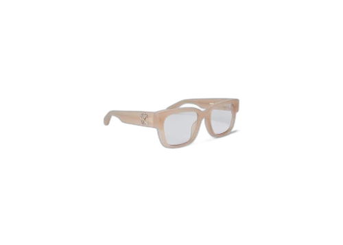 OFF-WHITE Style 59 Eyeglasses Beige/Clear Lens (OERJ059S24PLA0016100-FR)