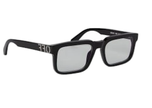 OFF-WHITE Style 70 Eyeglasses Black/Clear Lens (OERJ070S24PLA0011000-FR)