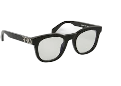 OFF-WHITE Style 71 Eyeglasses Black/Clear Lens (OERJ071S24PLA0011000-FR)