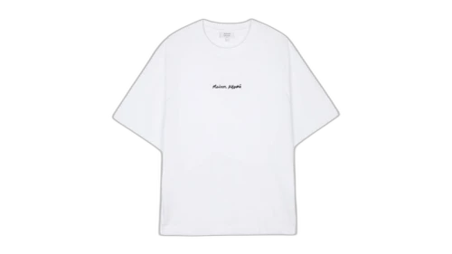 Maison Kitsune Handwriting S/S T-Shirt White