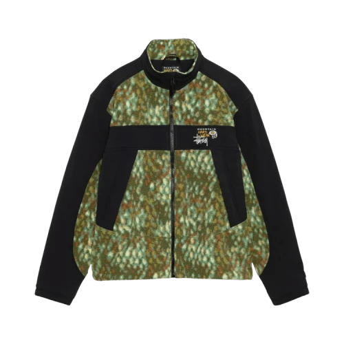 Stussy x Mountain Hardwear Full Zip Fleece 'Groves Scale Print'