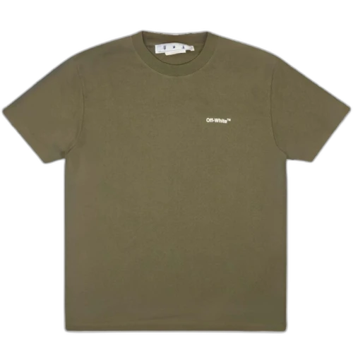 OFF-WHITE Bricks Slim S/S T-shirt Army Green