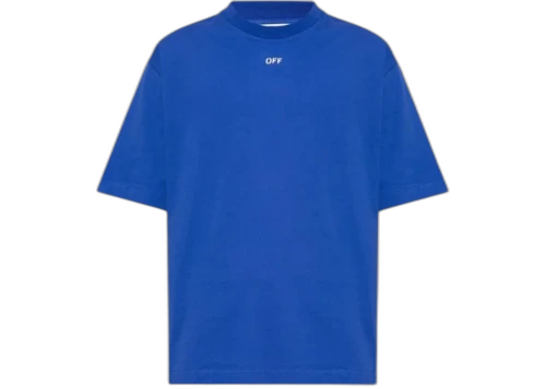 OFF-WHITE Off Stamp Logo Skate Fit T-shirt Dark Blue