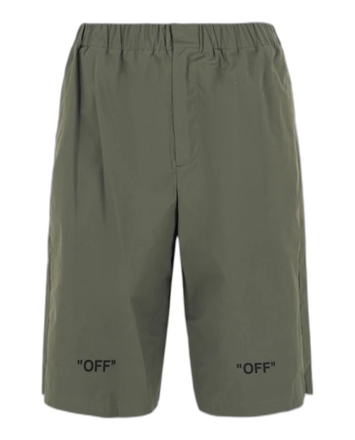 OFF-WHITE OFF Out of Water Shorts Green