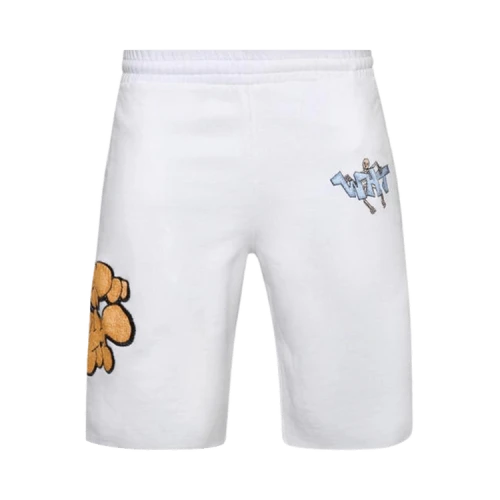 Off-White Graff Pupp Sweatshorts 'White/Multicolor'