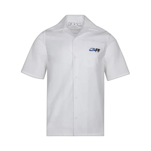 Off-White Exact Opp Holiday Shirt 'White/Black'