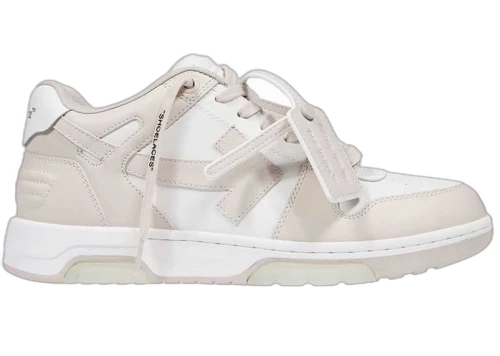 Off-White Out Of Office Calf Leather White Beige