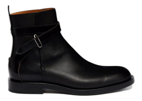 OFF-WHITE Paperclip Ankle Boots Black