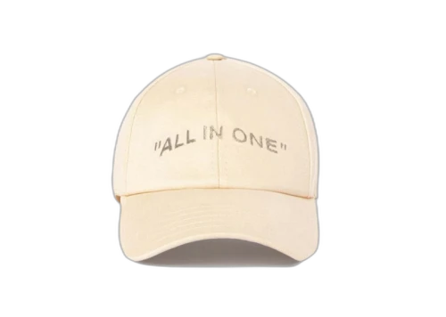 OFF-WHITE ALL IN ONE Golf Cap Beige