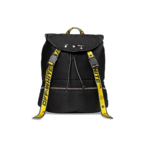 Off-White Logo Nylon Backpack 'Black/White'