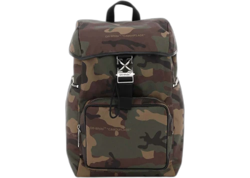 OFF-WHITE Arrow Tuc Backpack Camouflage Multicolor