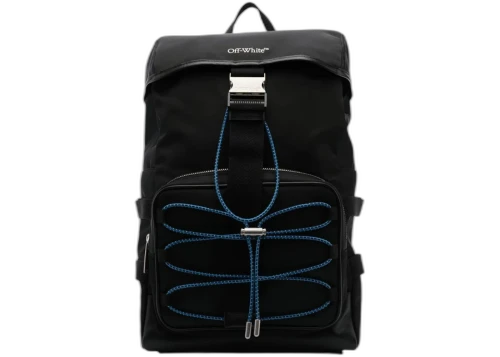 OFF-WHITE Courrie Flap Backpack Black